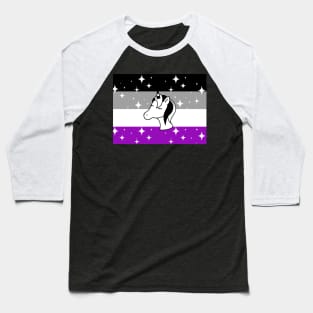 Asexual Sparkle Unicorn Baseball T-Shirt